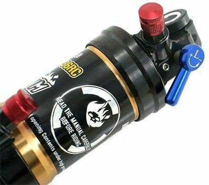 DNM AOY-36RC Mountain Bike Air Rear Shock met Lockout 165 x 35 mm 4-systeem, goud, ST1475-T