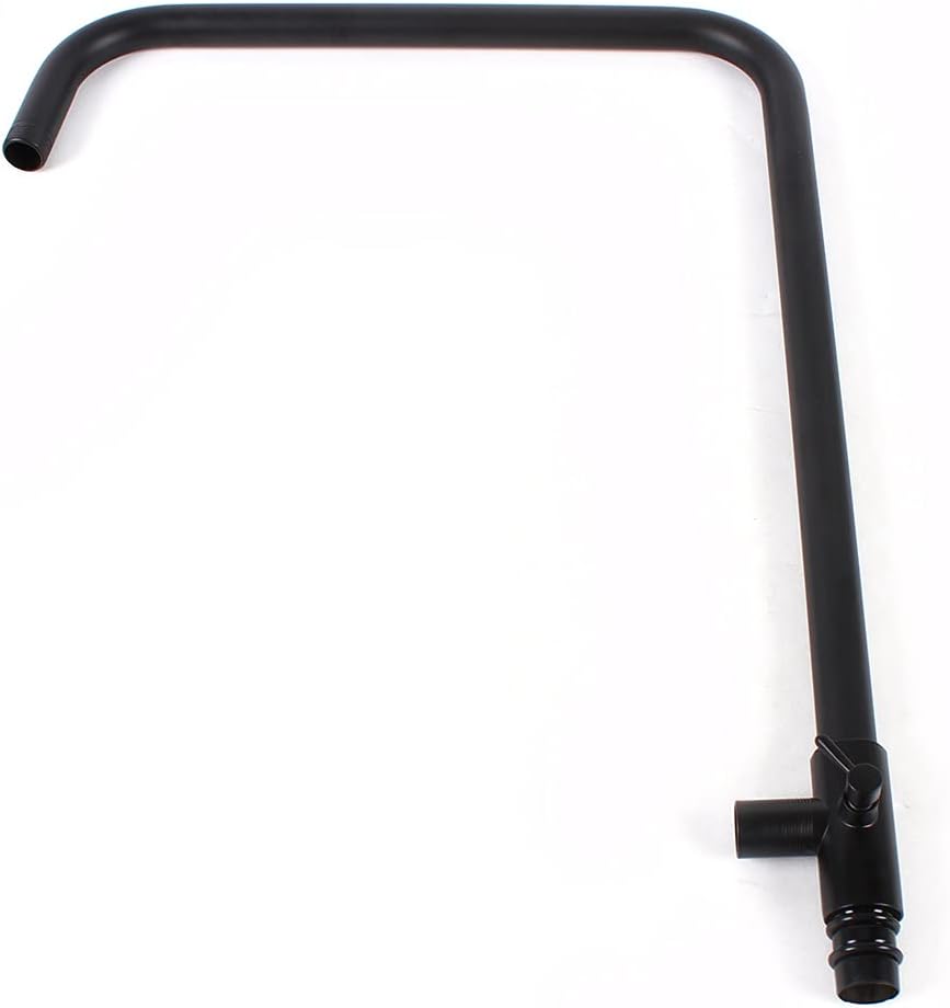 Rain Shower, Shower System, Shower Fixture, Rain Shower Set, Antique Nostalgia with Hand Shower, Wall Mounted Shower, Complete Stainless Steel, Massage Shower Panel, Retro, Round, Black - QUORE