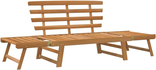 vidaXL Garden bench 2-in-1 190 cm solid acacia wood
