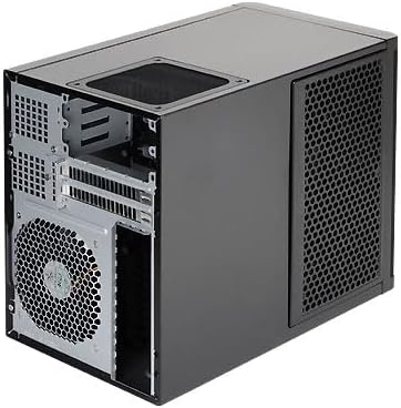 SilverStone 71062 SST-DS380 - Case Storage Mini-ITX computerbehuizing met voordeur, 8x 3,5" HDD hot-swap sleuven, zwart