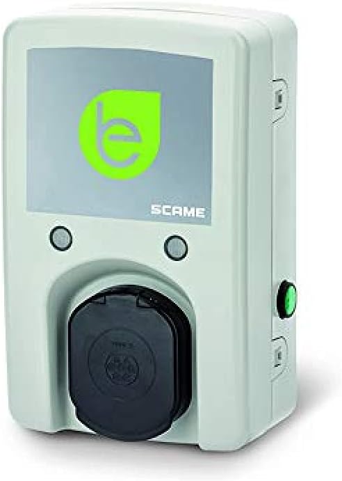 Scame - 204.WB11E-T232DY wandbox, vrije serie voor het opladen van elektrische voertuigen, 32A, stopcontact type 2, 7,4 kW