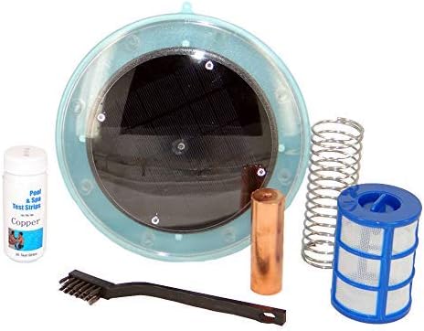 Solar-Ionisator Voor Zwembad – Zwembad Ionisator – Spa Ionisator – Zonne-Ionisator – Waterreiniger Voor Zwembad En Spa – Tot 80% Minder Chloor En Broom – Geschikt Tot 25.000 Liter