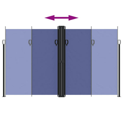 Uittrekbaar Windscherm – Windschermer – Windscherm Balkon – Tuin Windscherm – 200 x 600 cm – Waterafstotend Polyester – Stalen Frame