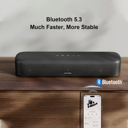 Soundbar – Surround Sound Systeem – Home Cinema Speaker – Draadloze Luidspreker – Subwoofer – 7.1 Kanaals – 330W Piekvermogen – App Bediening