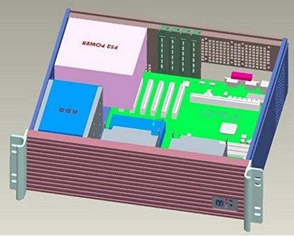 Rack Chassis 19" 3U Zwart – Rackbehuizing – Serverbehuizing – Rackkast – ATX Behuizing – 1 Mm Behandeld Staal – 3 X 80 Mm Ventilatoren