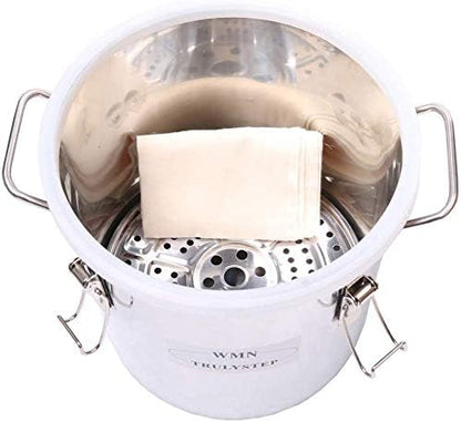 Distilleerset – Alcohol Still – Moonshine Ketel – Wijnmakerij Kit – Fermentatieset – Roestvrijstaal – 12 Liter Inhoud – Ingebouwde Thermometer - QUORE