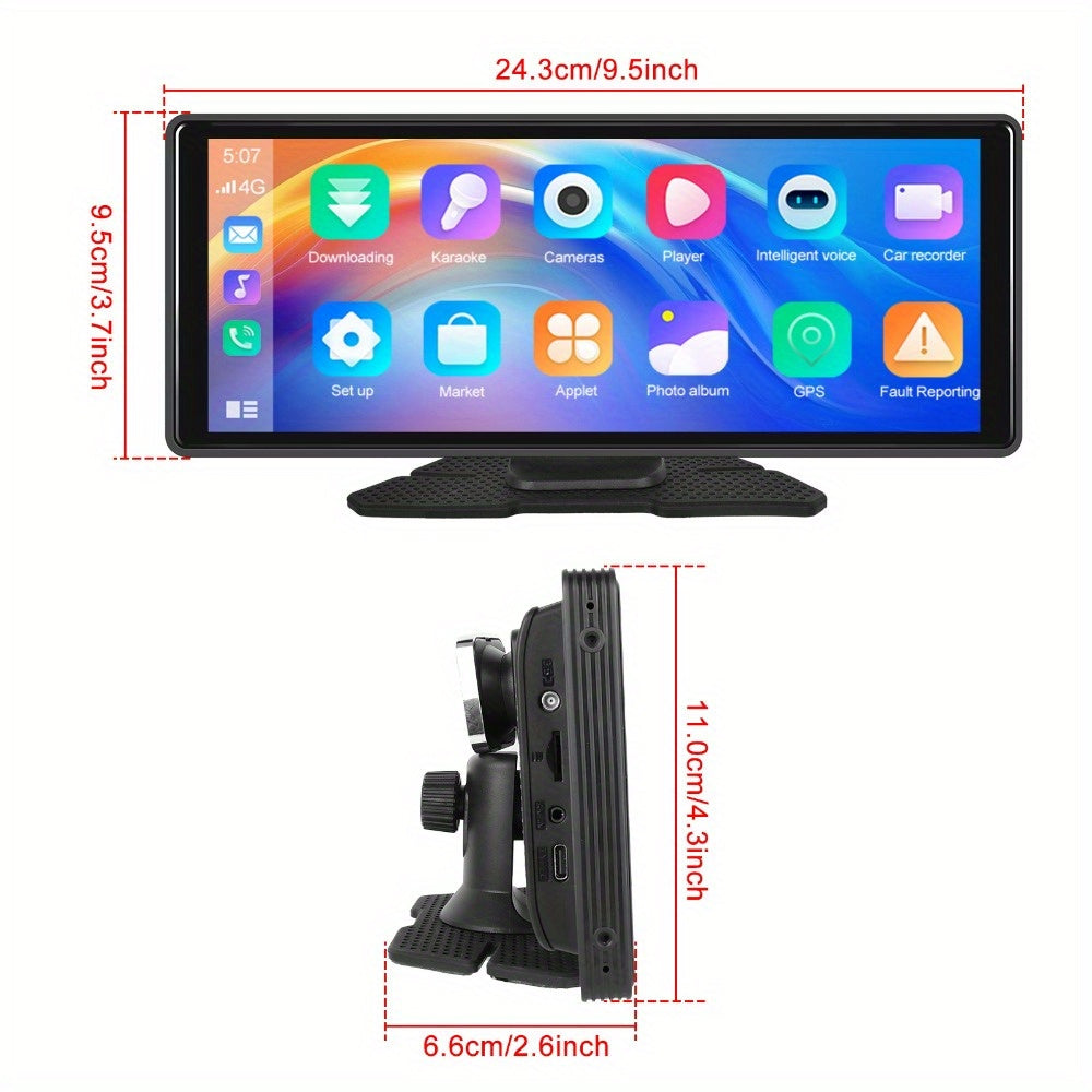 Android 13 Auto Multimedia Speler – Autoradio – Car Stereo – Auto Entertainment Systeem – Navigatie – Draadloze CarPlay & Android Auto – 10,26 Inch Scherm – 8-Core 4GB+64GB RAM