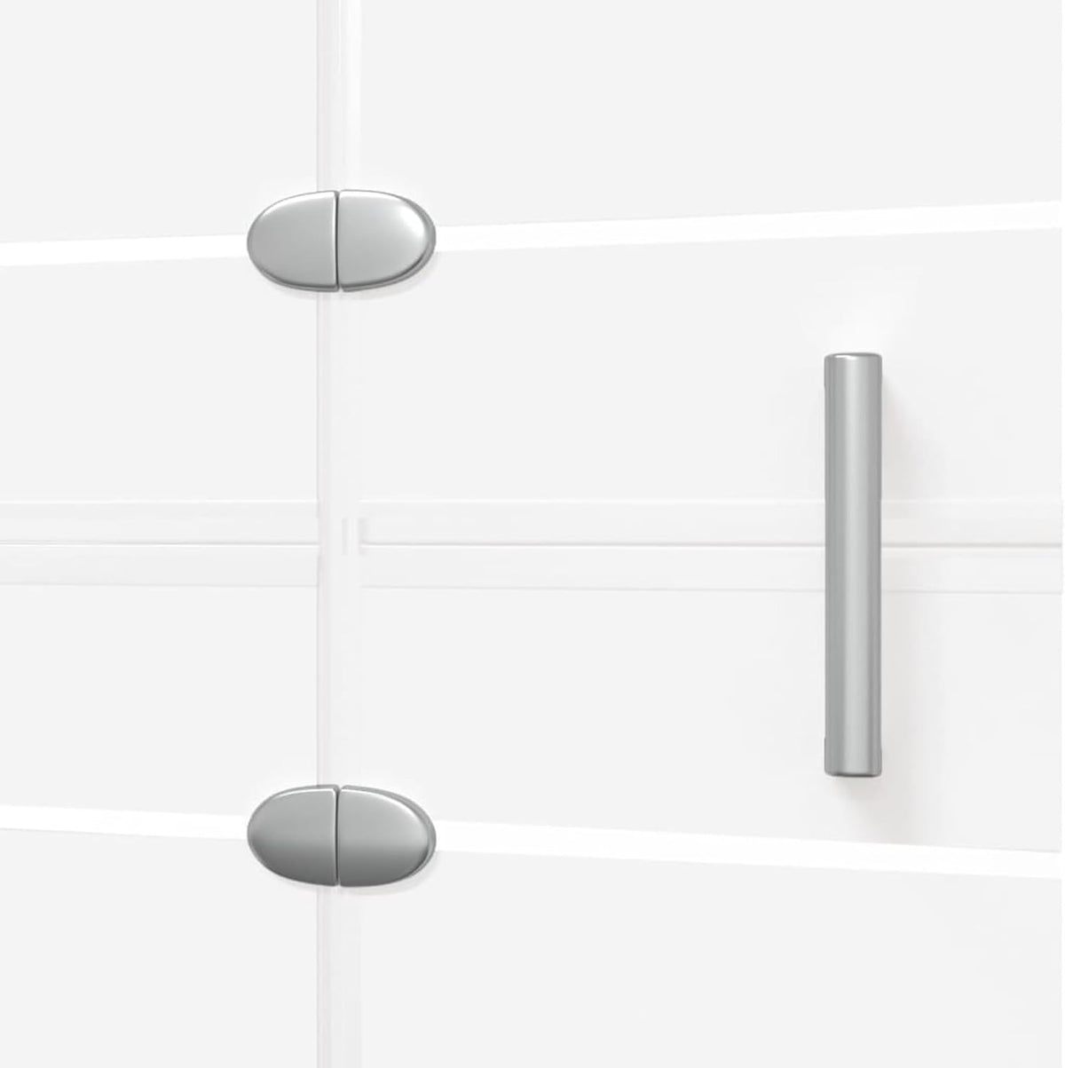 Opvouwbaar Douchepaneel – Inklapbaar Douchewand – Doucheafscheiding – Walk-in Douche – Badkamerpaneel – 100 x 140 cm – ESG Veiligheidsglas & Aluminium Frame