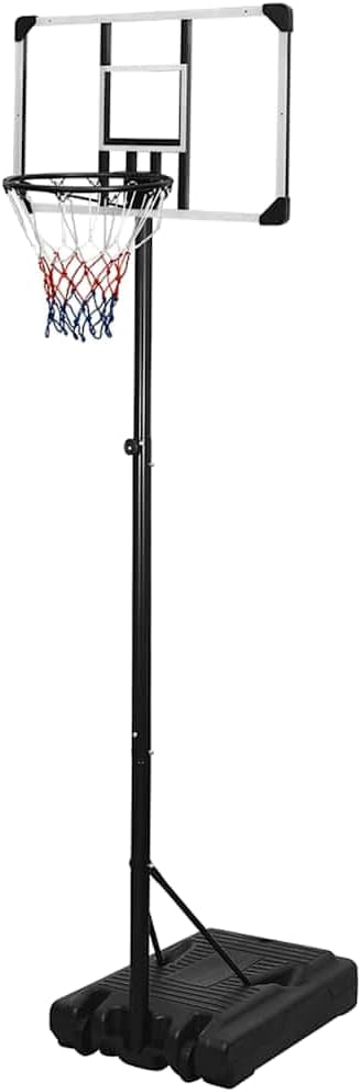 Basketbalstandaard – Basketbalpaal – Basketbalring – Basketbalset – Basketbaldoel – Verstelbare Hoogte 235-305 cm – Weerbestendig Polycarbonaat & Stalen Ring