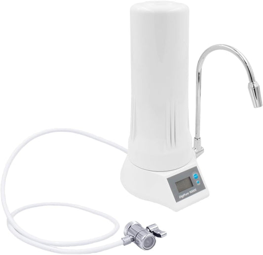 Digitaal op gootsteen waterfilter cartridge XM – Waterfilter – Spoelbakfilter – Kraanfilter – Keukenfilter – Digitale volumeteller – Filtercapaciteit tot 10.000 liter