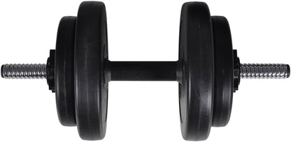 Power Tower – Krachtstation – Trainingsstation – Dipstation – Pull-Up Bar – Muurbevestiging – Stalen Frame – Compleet 30,5 kg Gewichtenset