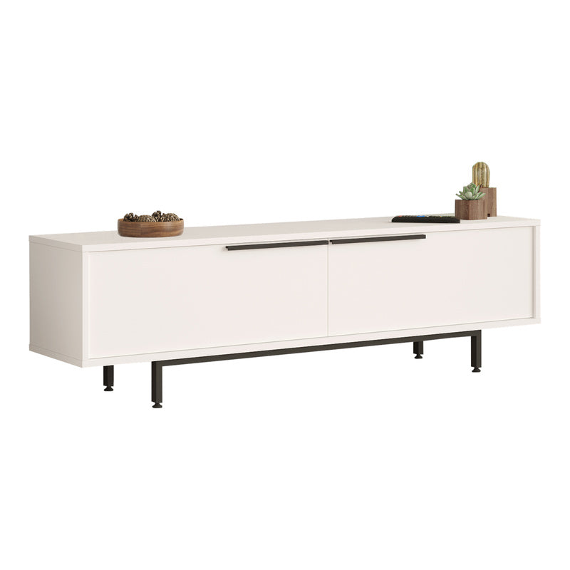 Kast – Opbergkast – Dressoir – TV Meubel – Kledingkast – 2 Deuren – Eikenhout Spaanplaat – 160x36x45 cm