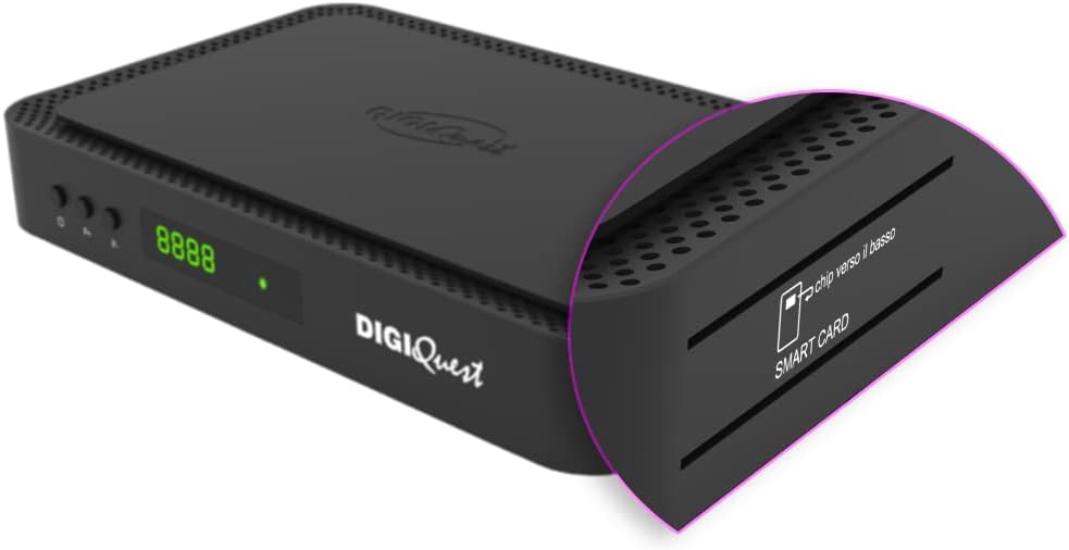 DIGIQUEST Combo 4K Tivâsat, Q90, DVB-T2, DVB-S2 zwart
