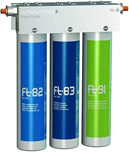 Waterfiltersysteem Voor Thuis – Drinkwaterfilter – Waterfilter – Kraanfilter – Aanrechtfilter – Inclusief Chroomkraan En Aansluitset – 5 Micron Voorfilter En Ultrafiltratie