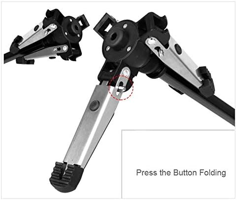 Monopod – Eenbenig Statief – Camerastatief – Fotostatief – Videostatief – Draaibare Basis – Tot 3 Kg Draagvermogen