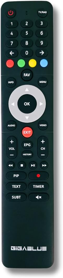 GigaBlue UHD Quad 4K Pro – PVR-ontvanger met HBB-TV, Bluetooth 5.4, 2 x FBC DVB-S2 tuner, Gigabit LAN (zonder HDD)