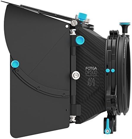 Fotga Verbeterde DP500 Mark III Professionele DSLR Swing-away Matte Box Kit met zonneschermen voor 15mm Rods Rig-systeem Fit voor alle DSLR videocamera's als Blackmagic BMCC BMPCC Canon 5D MarkII