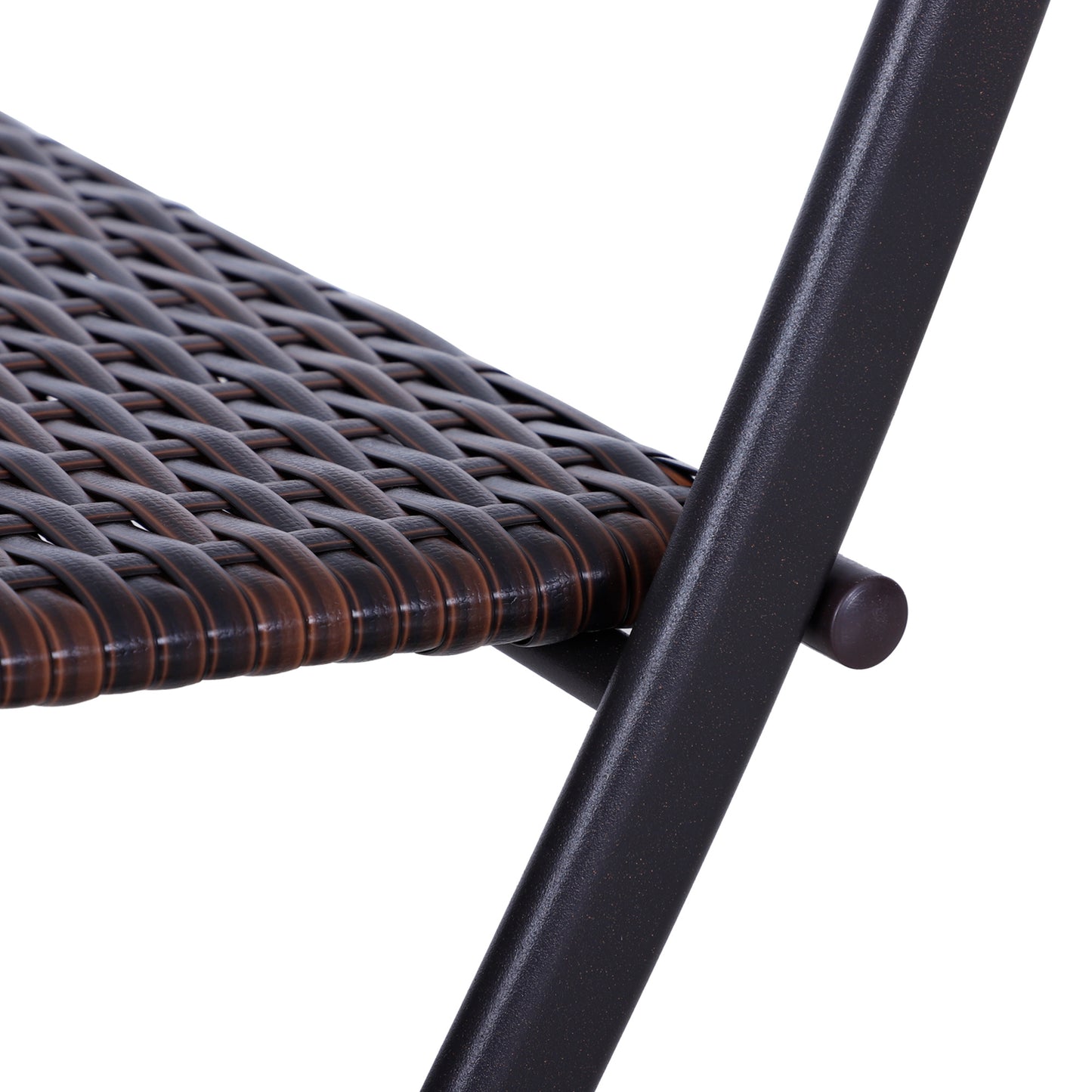 Barkrukken Set – Barstoelen – Bistrostoelen – Keukenstoelen – Hoge Stoelen – Zwart Kunstleer – Verstelbare Hoogte en Draaibaar