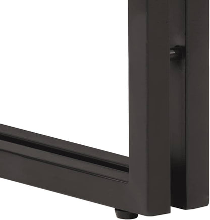 vidaXL Solid Acacia Wood Wall Table Furniture Console Console Table Half Table Wall Tables Table Haltable Corridor Table Consoles Tables Furniture