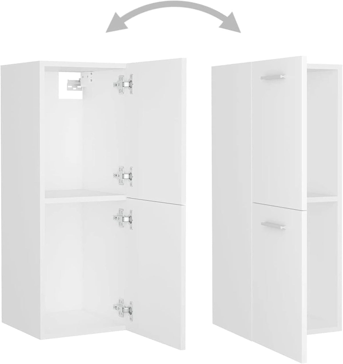 LAPOOH Bathroom Furniture Set White Engineered Wood,Bathroom Furniture,Bathroom Furniture Set-3071090 - QUORE