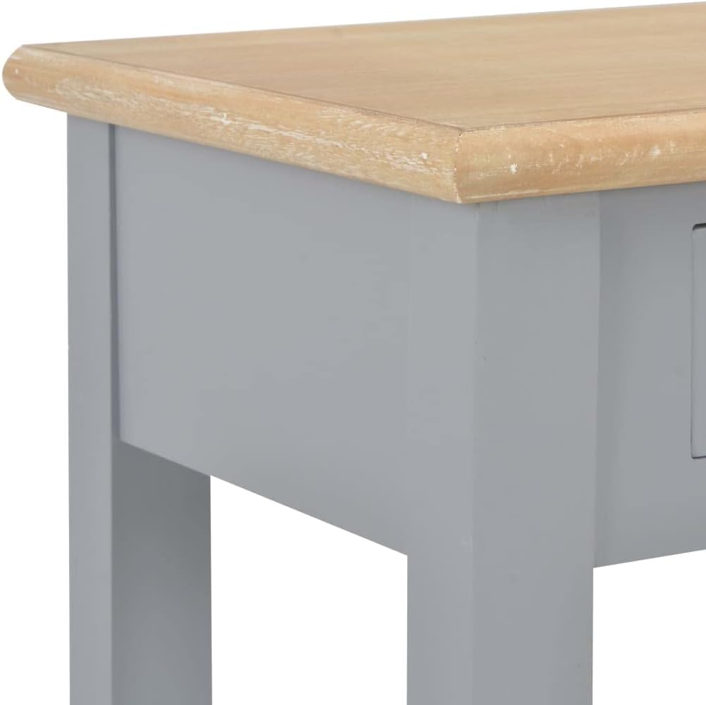 vidaXL Wooden Wall Table Grey Sideboard Side Table Wall Cabinet Side Cabinet Cabinet Table