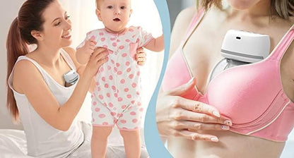 Bellababy Draagbare elektrische borstkolf, borstpomp met lcd-touchscreen, 4 oplaadbare modi en 6 standen, 24 mm flens