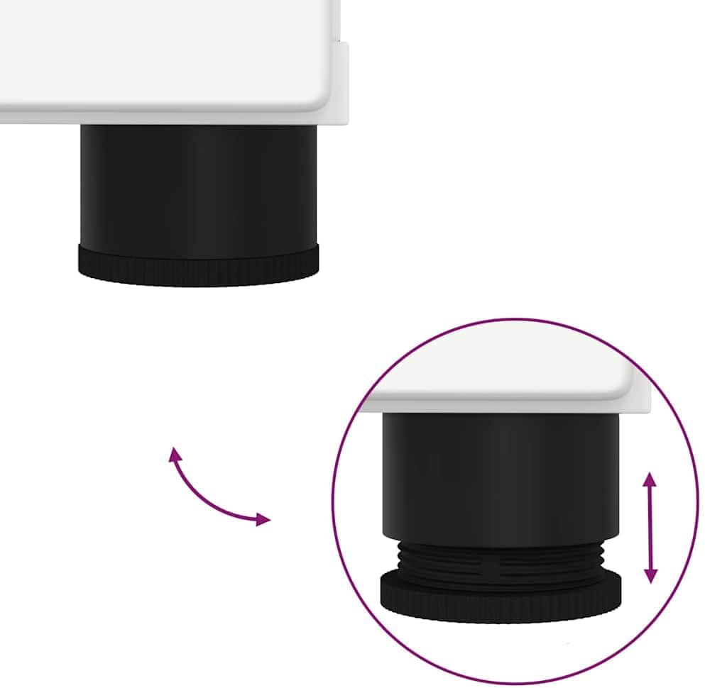 vidaXL Bathroom Set - Modern furniture for home storage, sleek design, decorative cabinet - QUORE