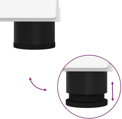 vidaXL Bathroom Set - Modern furniture for home storage, sleek design, decorative cabinet - QUORE