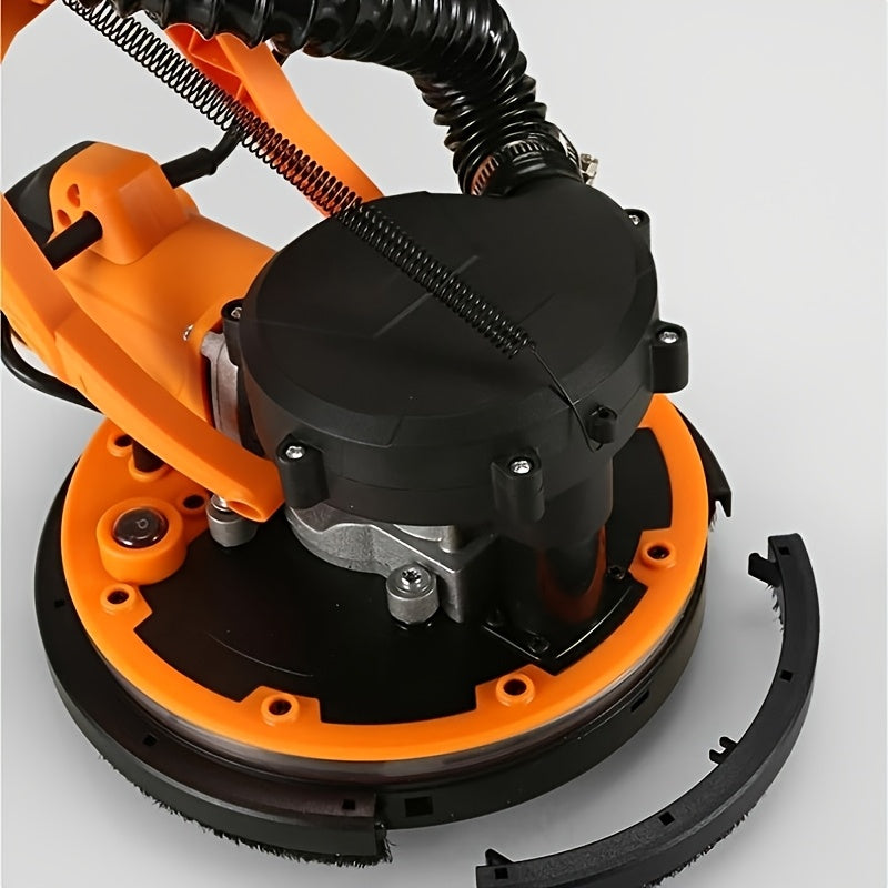 Elektrische Gipsplaat Schuurmachine – Gipsplaten Schuurmachine – Muur Schuurmachine – Plafond Schuurmachine – Stofzuiger Schuurmachine – 220V – 1390W Vermogen – 225mm Schuuroppervlak met Zelfzuigend Stofafzuigsysteem