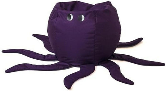 GO GIFT Zitzak, violet, Oxford Octopus