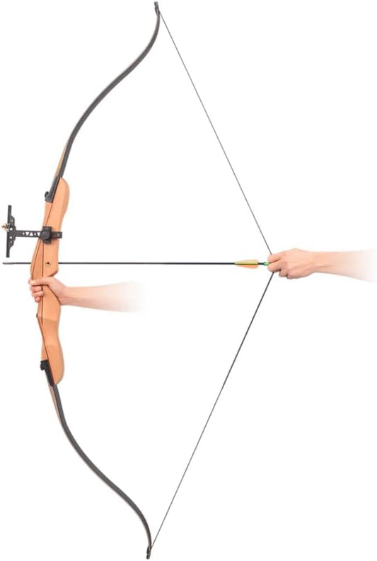 Recurve Boog – Boogschieten Boog – Houten Boog – Traditionele Boog – Handboog – 32 lb Trekkracht – 173 cm Lengte – Duurzaam Hout – Precisie Schieten