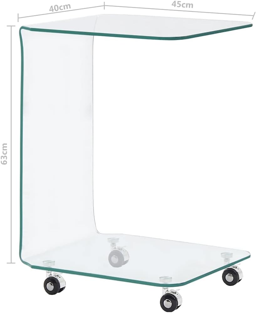 vidaXL Salontafel Gehard Glas Zwart Woonkamertafel Tafeltje Tafel Bijzettafel