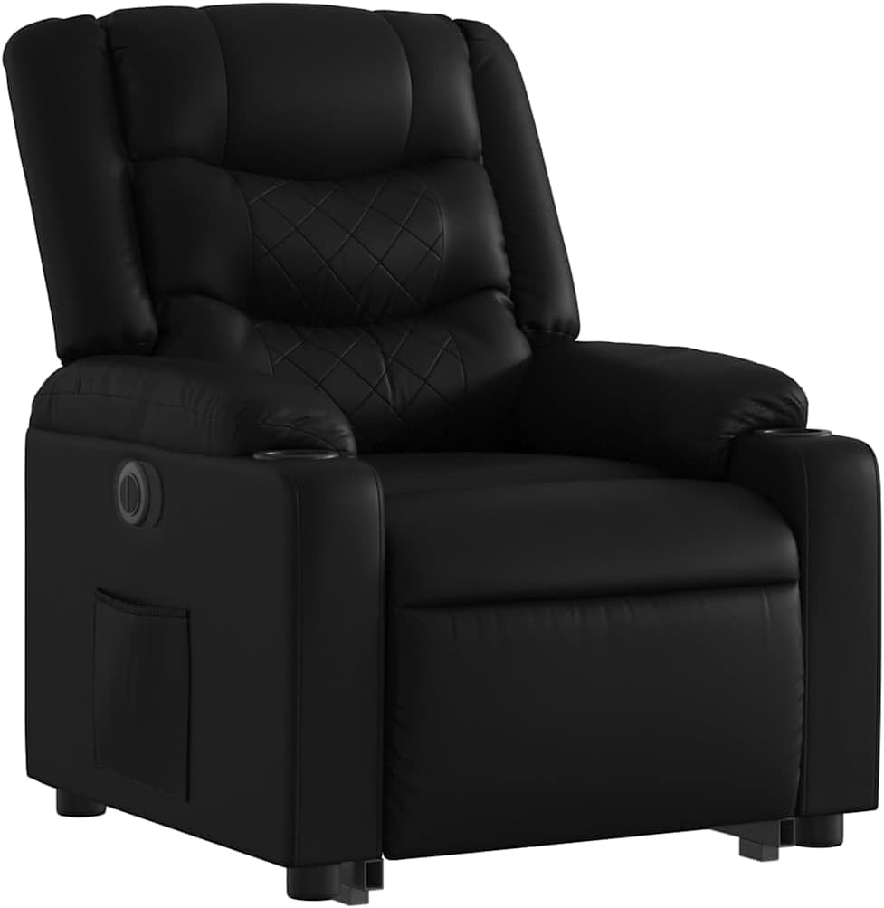 Elektrische Sta-Op Stoel – Sta-Op Fauteuil – Verstelbare Relaxstoel – Elektrische Relaxfauteuil – Lederen Sta-Op Stoel – Elektrische Liftfunctie – Verstelbare Rugleuning tot 135°