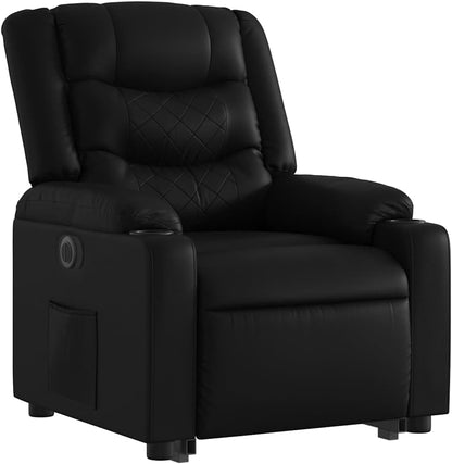 Elektrische Sta-Op Stoel – Sta-Op Fauteuil – Verstelbare Relaxstoel – Elektrische Relaxfauteuil – Lederen Sta-Op Stoel – Elektrische Liftfunctie – Verstelbare Rugleuning tot 135°