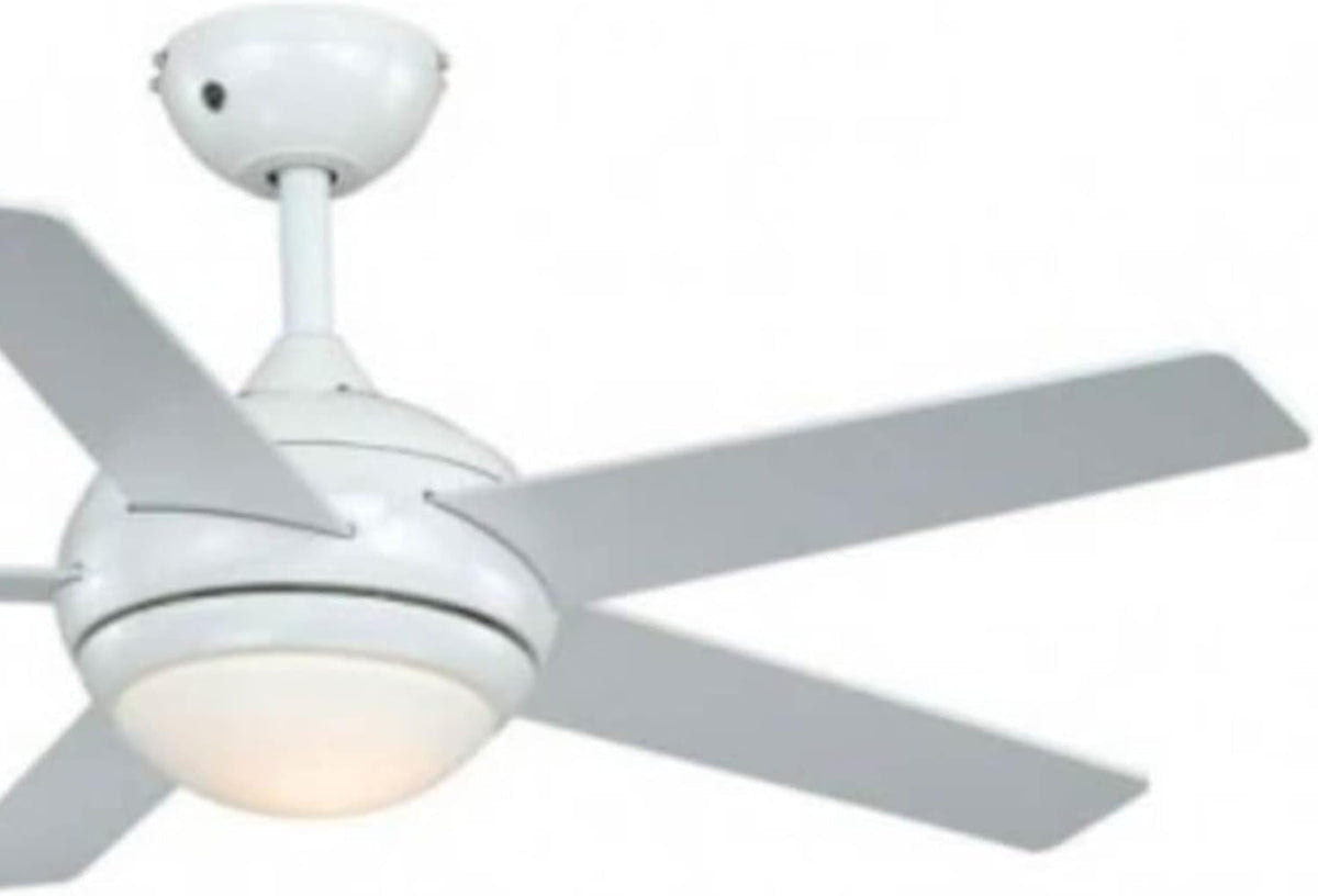 aireRyder Plafondventilator met licht en afstandsbediening Fresco 112 cm, behuizing wit, draaivleugels in wit en grenen
