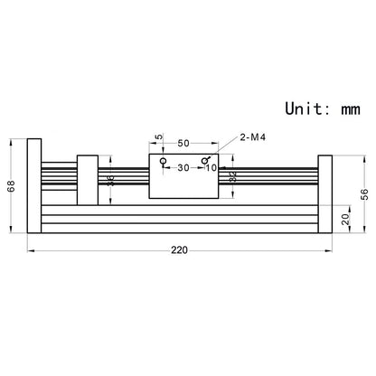 100mm Effectieve Reizen Lengte Dubbele Optische As Gids Ballscrew SFU1605 met NEMA23 Stappenmotor voor DIY CNC Router Onderdelen X Y Z Lineaire Podium Actuator en 3D Printer