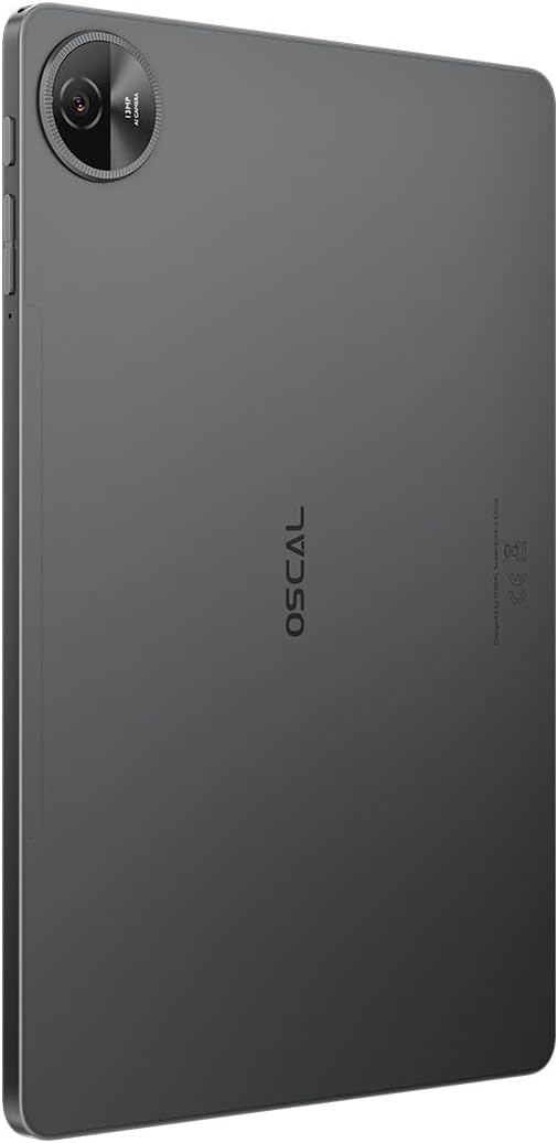 OSCAL Tab Pad 90 | 10,92″ HD+ IPS 60 Hz Display | 24GB RAM + 128GB (2TB) | 13 MP + 8 MP Camera | 7700 mAh Batterij | Android 14 | LTE | GPS | Dual SIM | 2 jaar garantie | Ruimte-Grijs