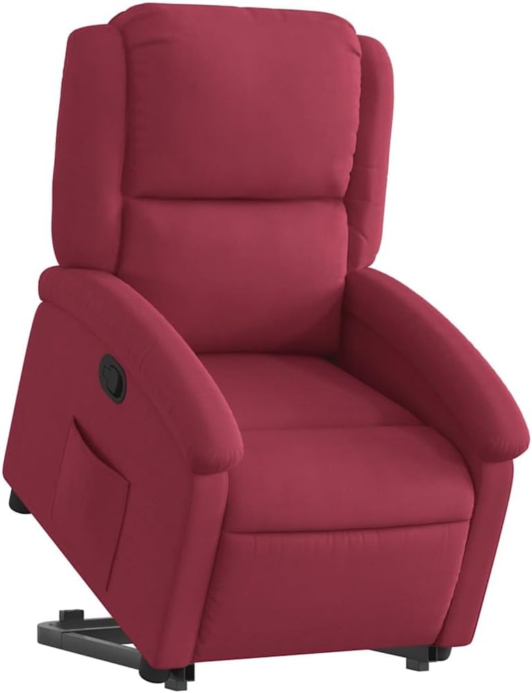 Relaxstoel Met Opstahulp – Tv-Stoel – Ligstoel – Elektrische Relaxfauteuil – Enkelvoudige Ligstoel – Fluwelen Bekleding – Elektrische Opstahulp Met Kantelfunctie