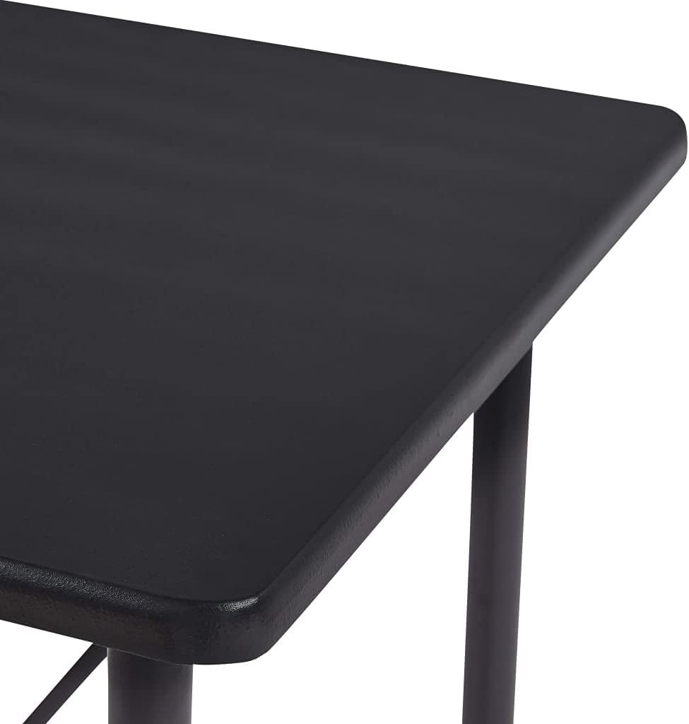 5-delige barset, stof, donkergrijs, tuinmeubilair, bistroset, zitgroep met stoelen en tafel, balkonmeubels, outdoor meubelset voor terras, tuin, balkon -A - QUORE