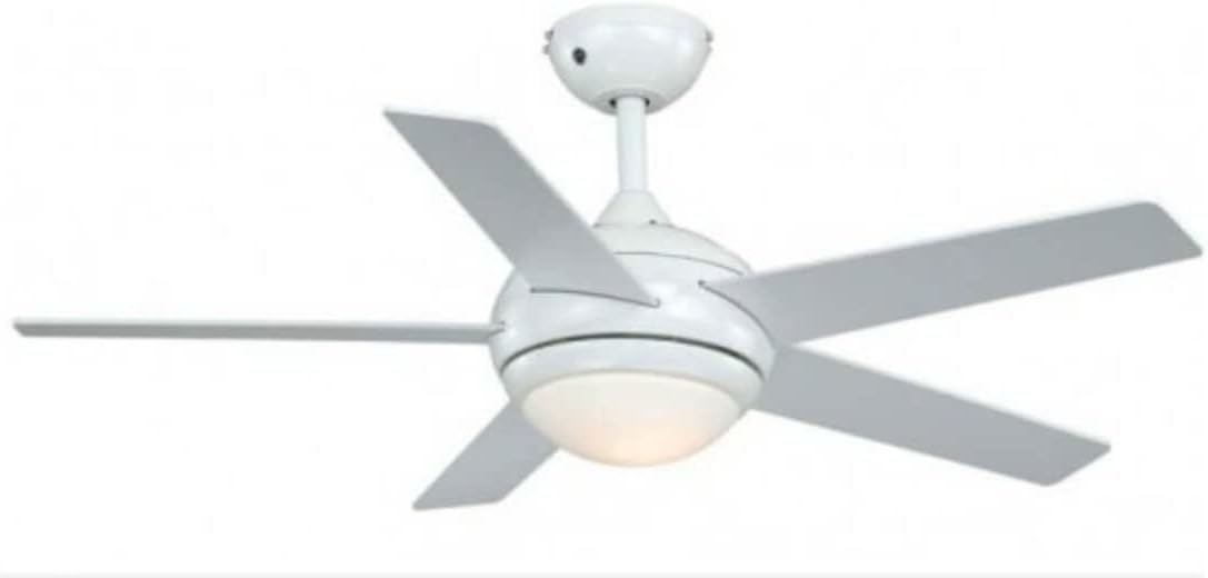aireRyder Plafondventilator met licht en afstandsbediening Fresco 112 cm, behuizing wit, draaivleugels in wit en grenen