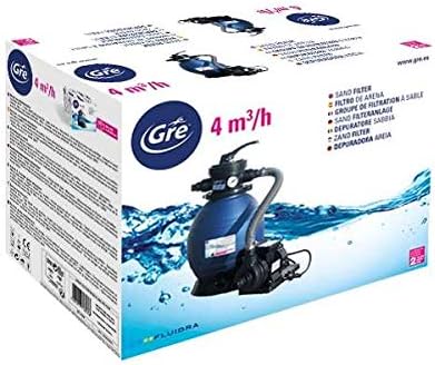 Gre 770803 – zandfilter voor zwembad, 220 W, 4 m³/h, voor aard- en hoogzwembaden