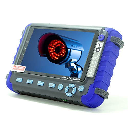 Professionele CCTV Tester IV8C 5" 8MP AHD TVI 4MP CVI CVBS Bewakingscamera HD Coaxiale Tester met PTZ Controller UTP Kabel Test DC 12V Output
