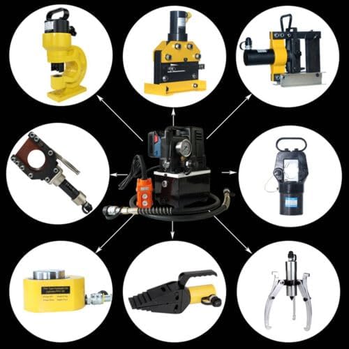 Electric hydraulic pump hydraulic unit with manual valve electric driven electro-hydraulic pump electro-hydraulic pumps high-pressure hydraulic oil-electric pump 220V 1200V - QUORE
