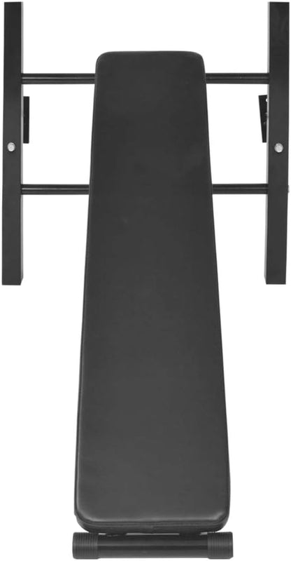 vidaXL Fitness Device Wall-Mounted Black Fitness Device Gym Sports - QUORE
