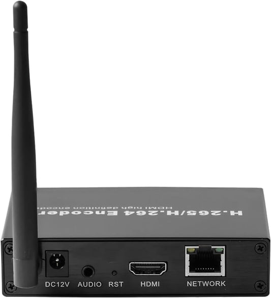 WiFi HDMI Video-Encoder – HDMI Streaming Encoder, Livestream Encoder, Video-Encoder, Opname-Encoder – Met SD-Kaartsleuf – H.265/H.264 – Tot 1080P