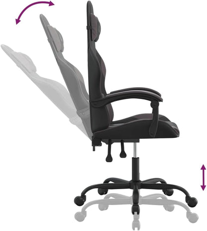 Gamingstoel – Gaming Chair – Bureaustoel – Gamestoel – Zitzak – Verstelbare Rugleuning – Hoogwaardig Kunstleer
