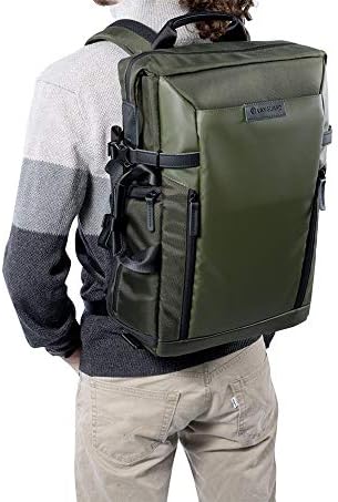 Vanguard VEO SELECT45M GR Rugzak/Schoudertas voor DSLR Camera, Video Gear of Drone, Groen