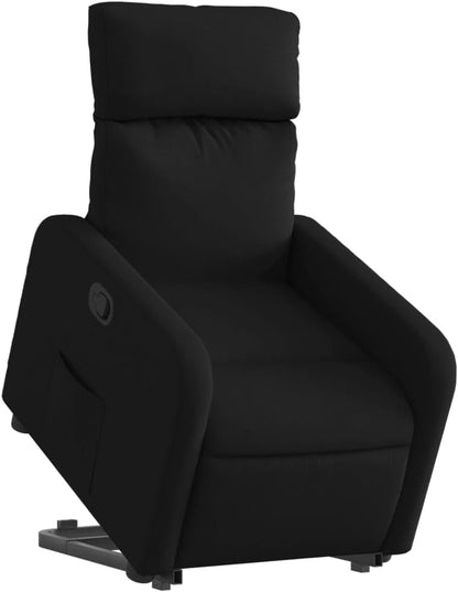 vidaXL Stand up chair adjustable fabric black