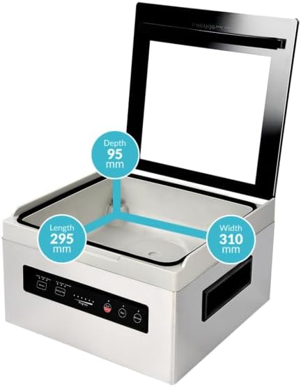 SousVideTools IV3.0 Chamber Vacuum Sealer, zwart en zilver [SVT-03003]