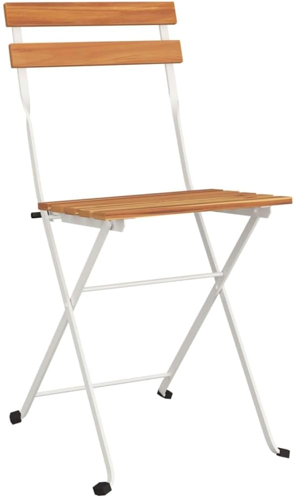 Terrasmeubelen, tuinbank, meubelsets, lounge-set, 5-delig, bistroset, inklapbaar, massief hout, acacia en staal - QUORE